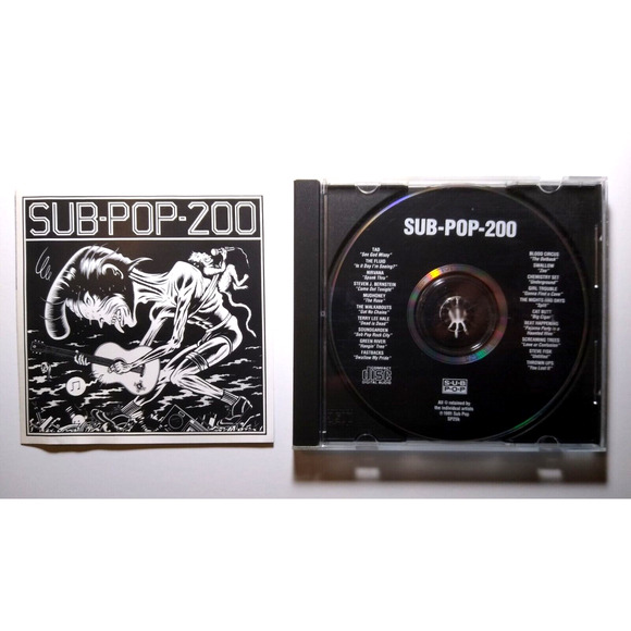 Sub-Pop 200 CD Nirvana Soundgarden Grunge Alt RARE Edition No Caroline Dist 1991 - Picture 1 of 10
